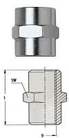 Муфта прямая 1/4" 1225/3 GAV 10045