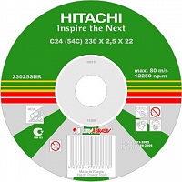Круг отрезной по металлу 230 x 2,5 x 22 Hitachi 23025HR PREM