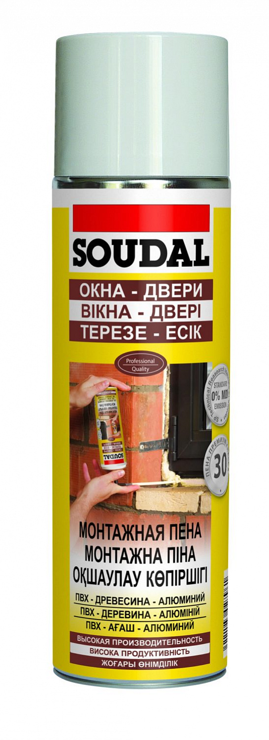 Пена монтажная SOUDAL 500мл DIY 107552