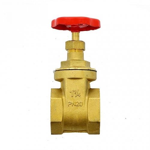 Задвижка латуннная 1 1/4" PN 20 (10/50) Задвижка латуннная 1 1/4" PN 20 (10/50)