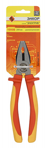 Плоскогубцы универсальные диэлектрические 200мм Энкор 19012
