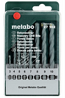 Набор сверл для бетона Metabo HM classic 8 шт (3-10мм) 627182000