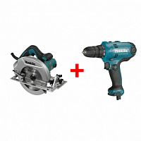 Набор Makita DK0118 (Набор инструментов Makita DK0118 ( дрель DF0300+ пила дисковая HS7600 )