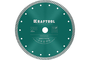 Круг алмазный Kraftool ф230х2,8х22,2 Turbo 36682-230