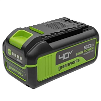 Аккумулятор Greenworks 40 В 5,0 Ач G40HP5 High Power 2958607