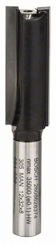 Фреза пазовая 12 x 32 мм HSS хв. 8 мм BOSCH 2.608.628.374 Фреза пазовая 12 x 32 мм HSS хв. 8 мм BOSCH 2.608.628.374