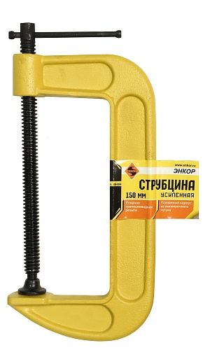 Струбцина усиленная тип G 150 мм Энкор 48404 Струбцина усиленная тип G 150 мм Энкор 48404
