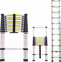 Лестница телескопическая 11 ступеней Алюмет 3,2м TLS 3.2