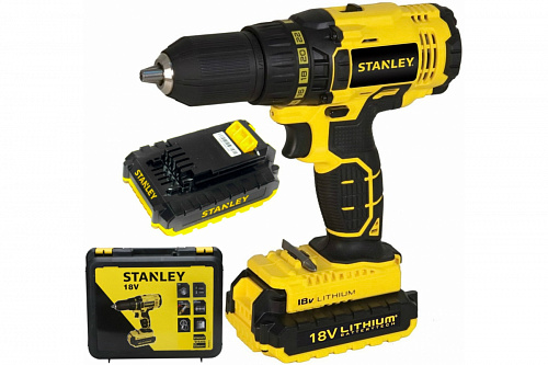 Шуруповерт аккумуляторный STANLEY SCD 201 D 2 K SCD201D2K-RU Шуруповерт аккумуляторный STANLEY SCD 201 D 2 K SCD201D2K-RU