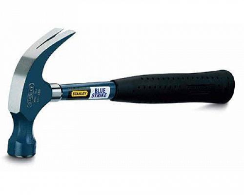 Молоток столярный 570гр прямой гвоздодер BLUE STRIKE STANLEY 1-51-489 Молоток столярный 570гр прямой гвоздодер BLUE STRIKE STANLEY 1-51-489
