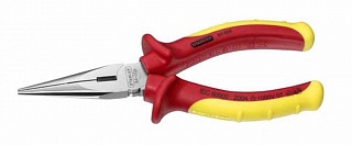 Плоскогубцы 160мм с удлиненными губками диэлектрические 1000В STANLEY 0-84-006