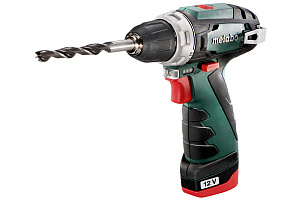 Шуруповерт аккумуляторный Metabo Power Maxx BS 2 х 2.0 Ah кейс 600984500