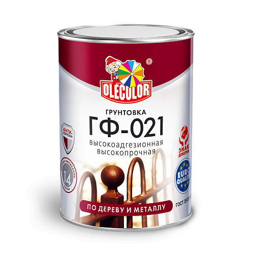 Грунтовка ГФ-021 серый 2.2кг abcFARBEN 4300003712