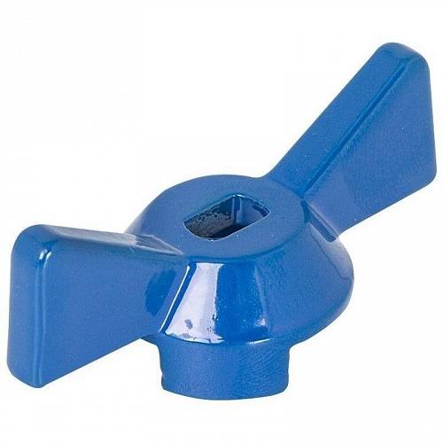 Ручка для крана 1/2" синяя Valtec (1/100) Ручка для крана 1/2" синяя Valtec (1/100)