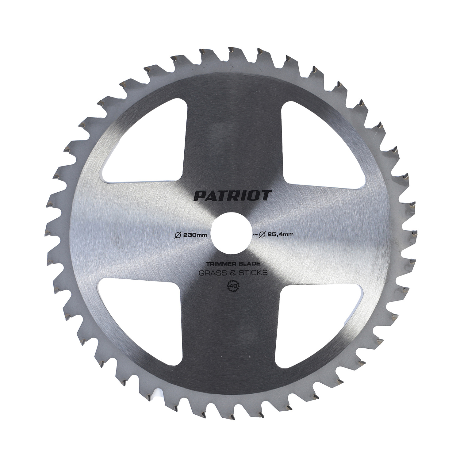 Диск для травы Patriot TBS-40Х с большими отверстиями 809115227 Диск для травы Patriot TBS-40Х с большими отверстиями 809115227