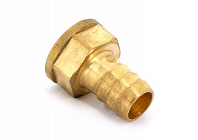 Соединитель резьба внутренняя  - штуцер   1/2"х15 (10/350)