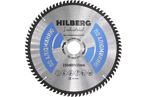 Диск пильный Hilberg ф230х30 z80 Industrial Алюминий HA230