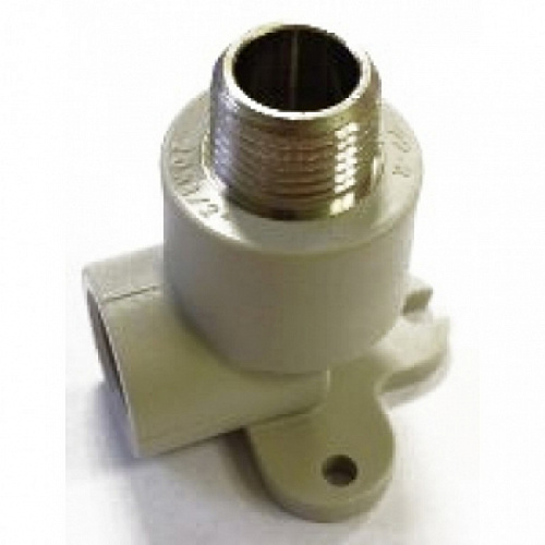 Уголок с креплением PP-R Valfex НР 20 х 1/2" серый (20/80) 00010121020Г Уголок с креплением PP-R Valfex НР 20 х 1/2" серый (20/80) 00010121020Г