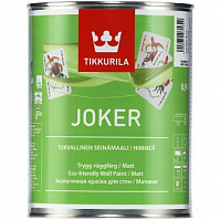 Краска интерьерная моющаяся Tikkurila JOKER А матовая 0.9л 700002817