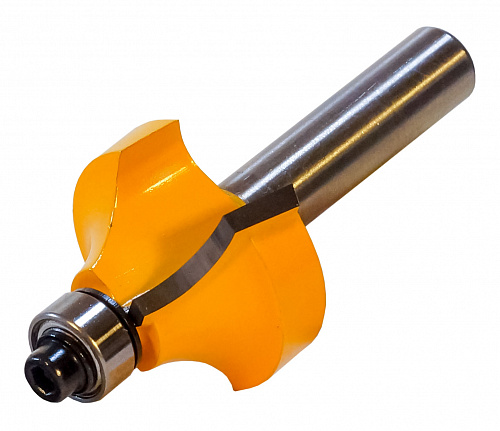 Фреза кромочная калевочная ф28,6 x 15,5 мм R8 мм хвостовик 8 мм Энкор 46248