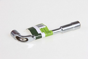 Ключ торцовый 10мм L-образный сквозной 12 гранный ДелоТехники 540010