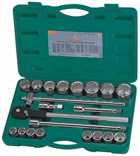 Набор головок торцевых 3/4", 22 пр. Набор головок торцевых 3/4", 22 пр.