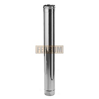 Труба-Дымоход (из нержавеющей стали 0,5 мм) ф220 х1,0м FeFLUES fm01.220.1.F