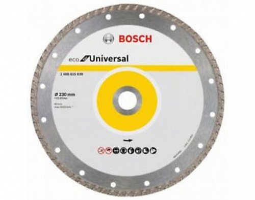 Круг алмазный BOSCH 230 x 22 ECO Universal Turbo 2 608 615 039