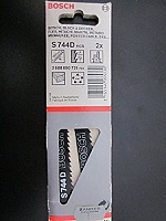 Пилка для ножовки для дерева Bosch S 744 D 2шт. 2 608 650 721