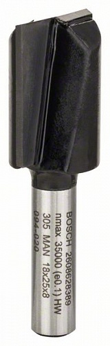 Фреза пазовая прямая ф18 x 25 мм хв. 8 мм BOSCH 2.608.628.389 Фреза пазовая прямая ф18 x 25 мм хв. 8 мм BOSCH 2.608.628.389