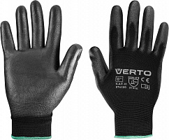 Перчатки Topex с полиуретановым покрытием Verto 97H138