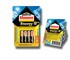 Батарейка AAA Henkel Момент Energy 4 шт 970533
