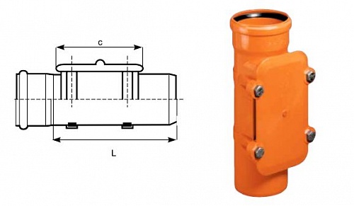 Купить ревизия нпвх ф160мм magnaplast в интернет-магазине invoz.ru