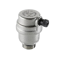 Клапан автоматический воздушный  Valtec 1/2" никел. с уплотнителем VT.502.N.04