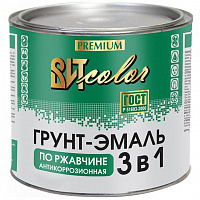 Грунт-эмаль по ржавчине ВИТcolor 3 в 1 белая ночь 5л С794