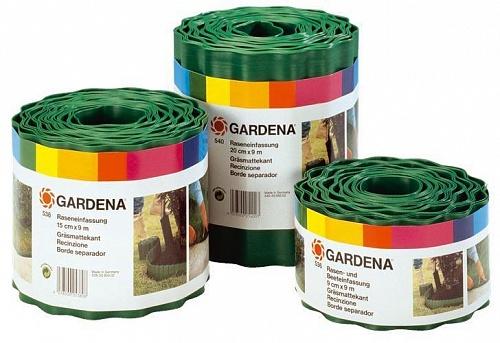 Бордюр для газона 0.09х9м зелёный Gardena 00536-20.000.00
