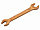 Ключ рожковый 17х19мм омедненный КГД 17 х19
