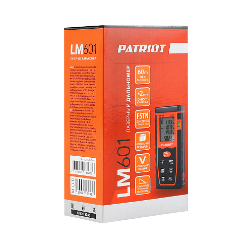 Дальномер лазерный PATRIOT LM 601 максимальная дистанция 120201040