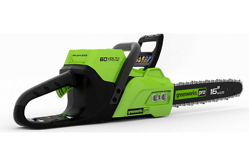 Пила цепная аккумуляторная Greenworks GD60CS40 б/щ 40см (без АКБ и ЗУ) 60В  2006907