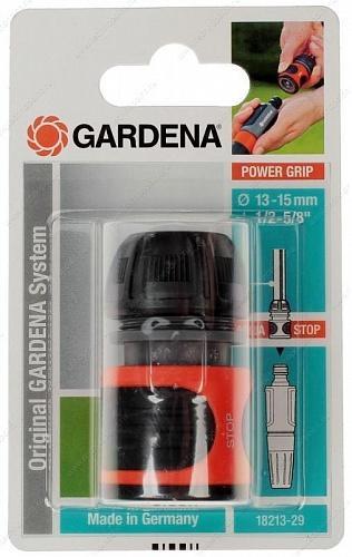 Коннектор с автостопом Gardena 1/2" (18213-29.000.00) Коннектор с автостопом Gardena 1/2" (18213-29.000.00)