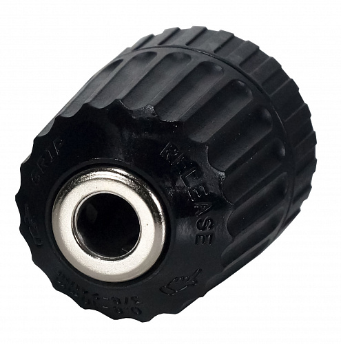 Патрон сверлильный быстрозажимной (БЗП), зажимаемый диаметр 0,8-10 мм, посадка - резьба 3/8" Энкор 23523