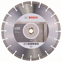 Алмазный круг 300х30/25,4 бетон Pf Concrete BOSCH 2.608.602.543