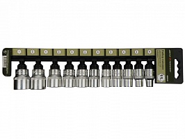 Набор головок 6-гр 1/2" 11 предметов дюйм ДелоТехники 620161