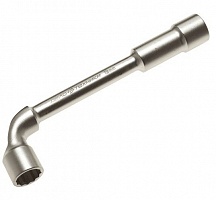 Ключ торцовый 16мм L-образный сквозной 12 гранный ДелоТехники 540016