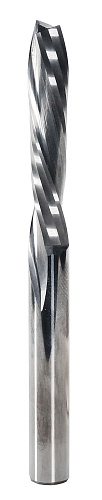 Фреза спиральная твердосплавная Энкор Z2 нижний рез ф8х42 мм хв.8 46682