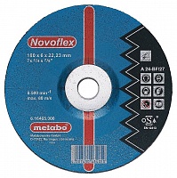 Круг шлифовальный ф180х6,0х22 для металла Novoflex (1/10) Metabo 616465000