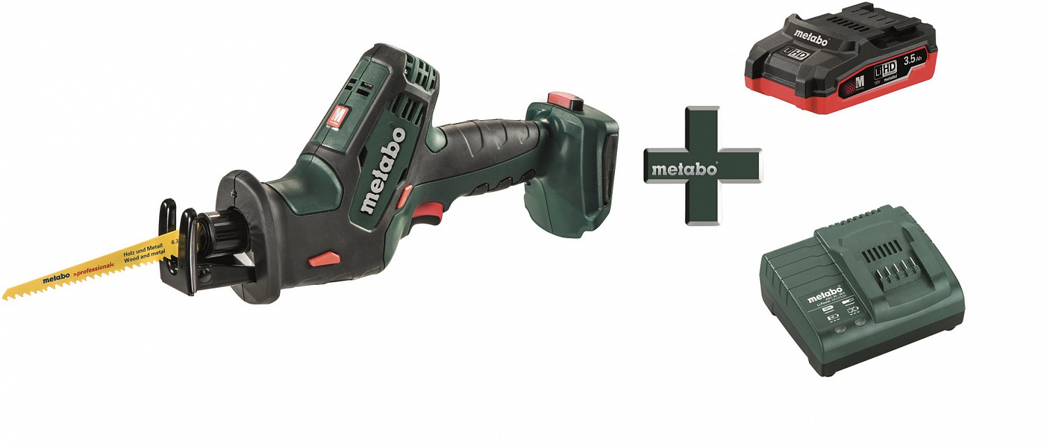 Ножовка сабельная аккумуляторная Metabo SSE 18 LTX Compact T03340