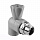 Кран шаровый для радиатора угловой PP-R Valfex 20 х 1/2 серый (10/60) 00010148020Г