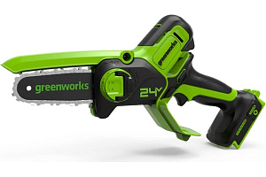 Пила цепная аккумуляторная Greenworks GD24CSMNX мини 2008707