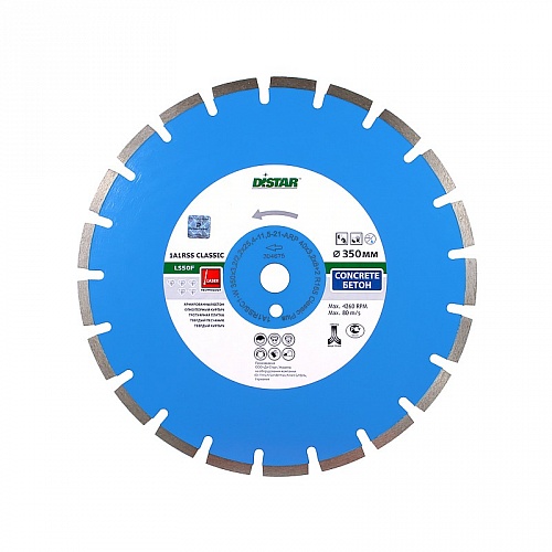 Алмазный круг 400х3,8х10х25,4 Classic бетон Distar 12185004026